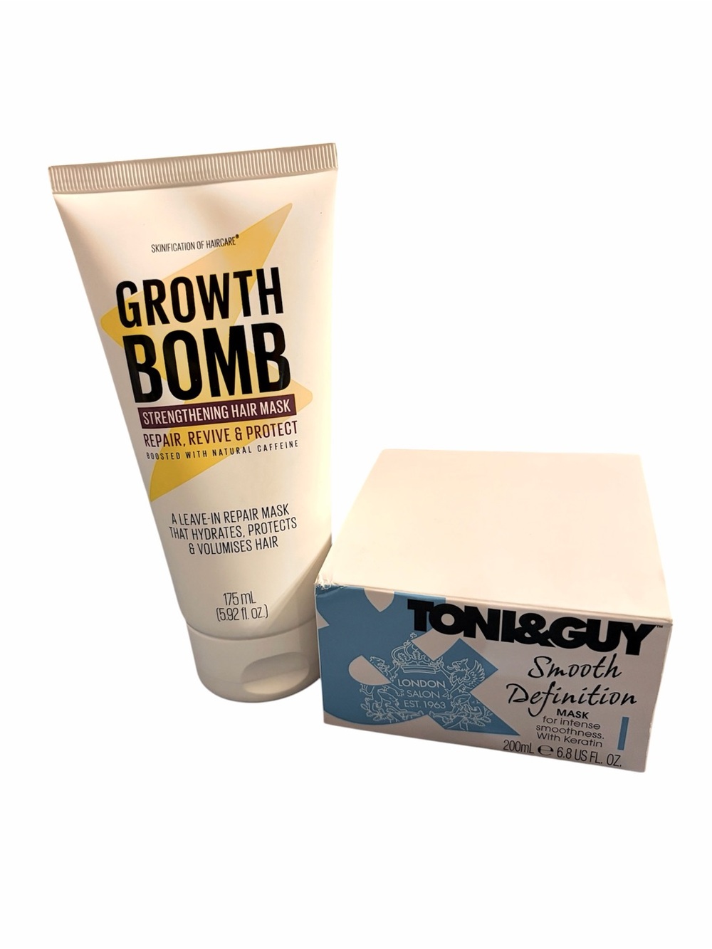 New Hair Mask Bundle Growth Bomb Strengthening + Toni&Guy Smooth Definition - Picture 2 of 2